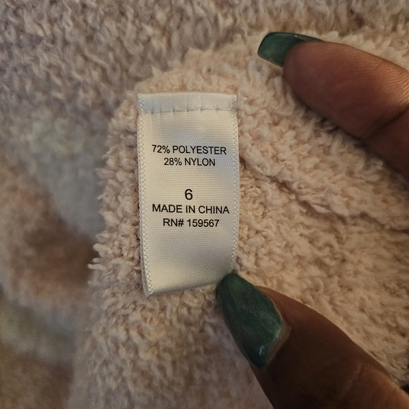 Petit Bateau Pink and Cream Heart Sweater - Picture 4 of 4